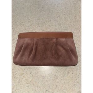 Susan Gail Vintage Genuine Leather Suede Bag Clutch